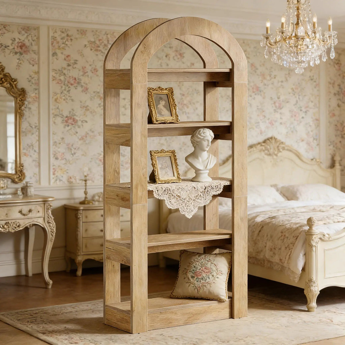 Arched Display Shelf - 5-Tier Bookshelf by HouseOfZazla