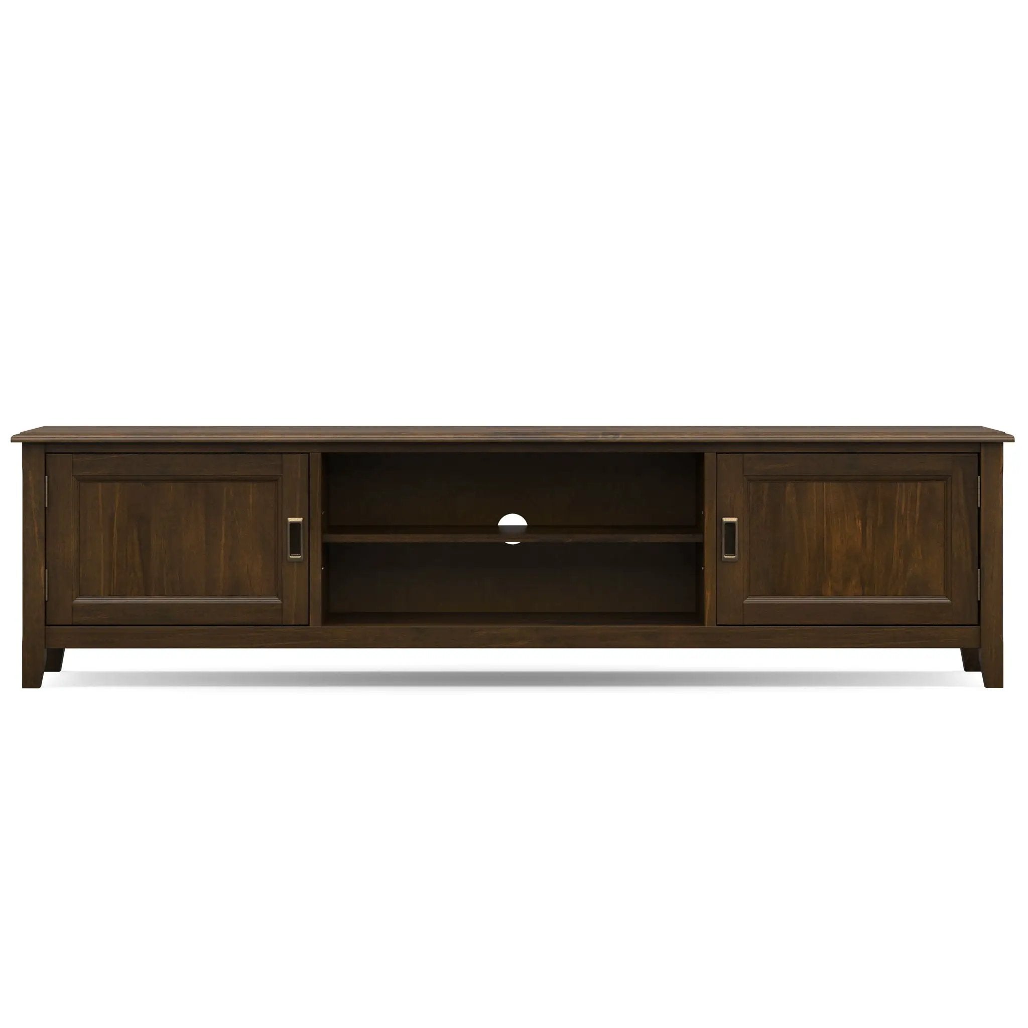 Burlington - Low TV Media Stand - Mahogany by Unique Piece Furniture