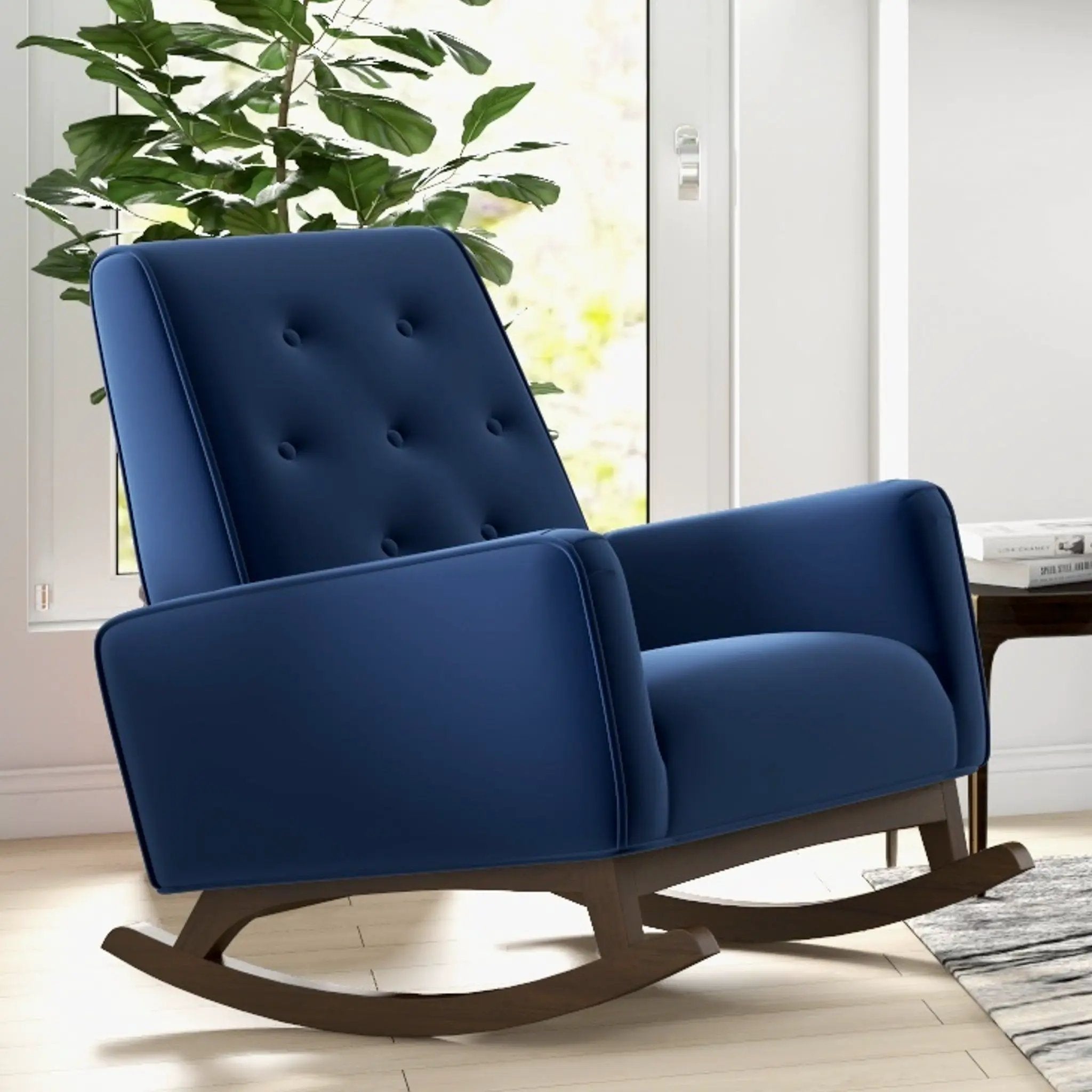 Demetrius - Solid Wood Rocking Chair by Unique Piece Furniture