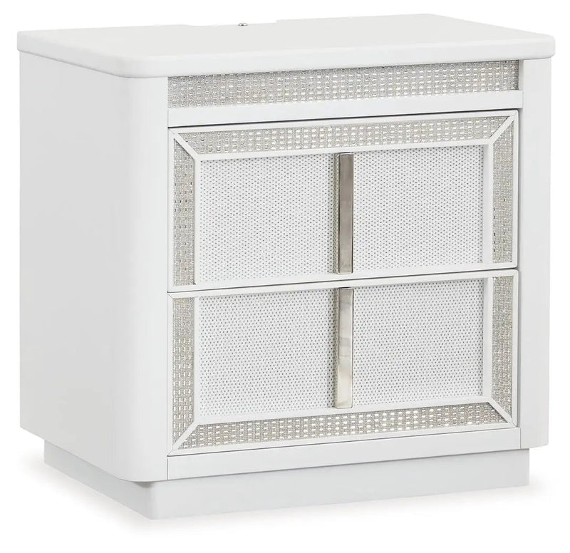 Chalanna - Two Drawer Night Stand - White by Unique Piece Furniture