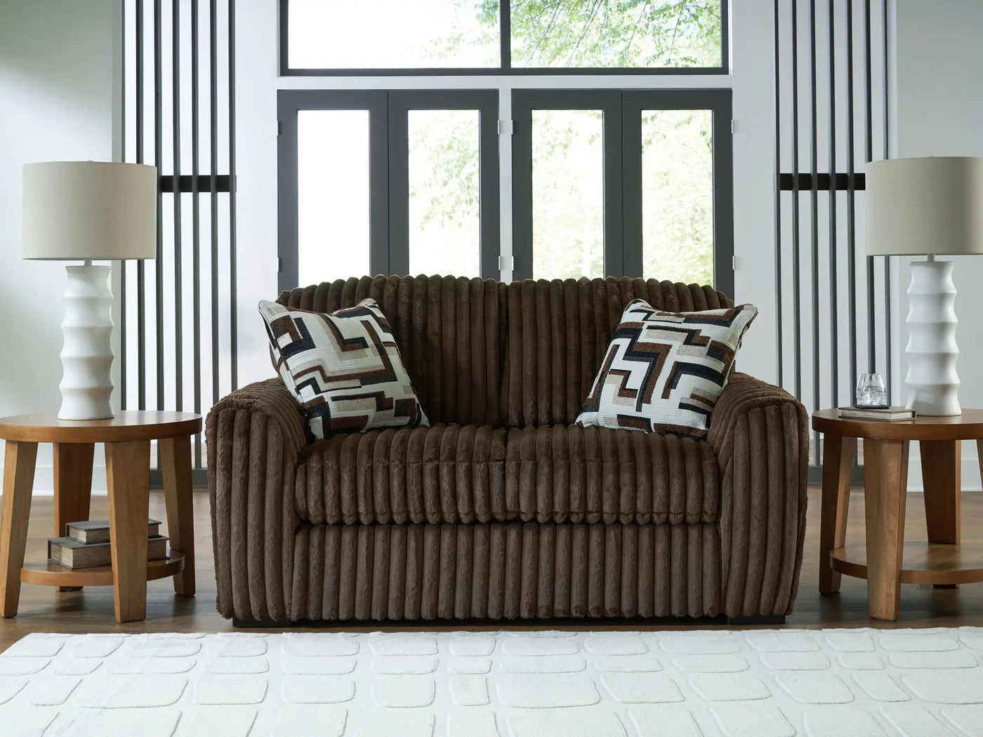 Midnight-Madness - Loveseat by Unique Piece Furniture