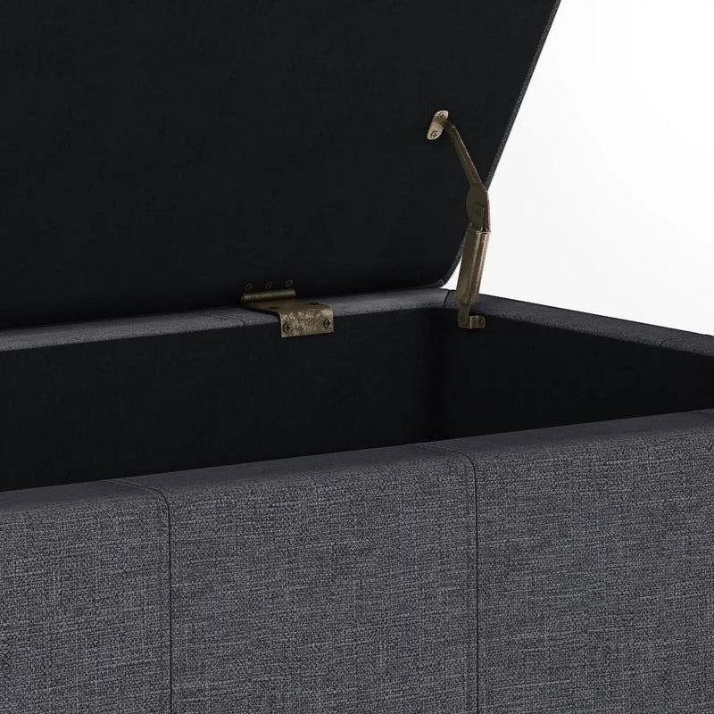 Dover - Upholstered Storage Ottoman Bench by HouseOfZazla