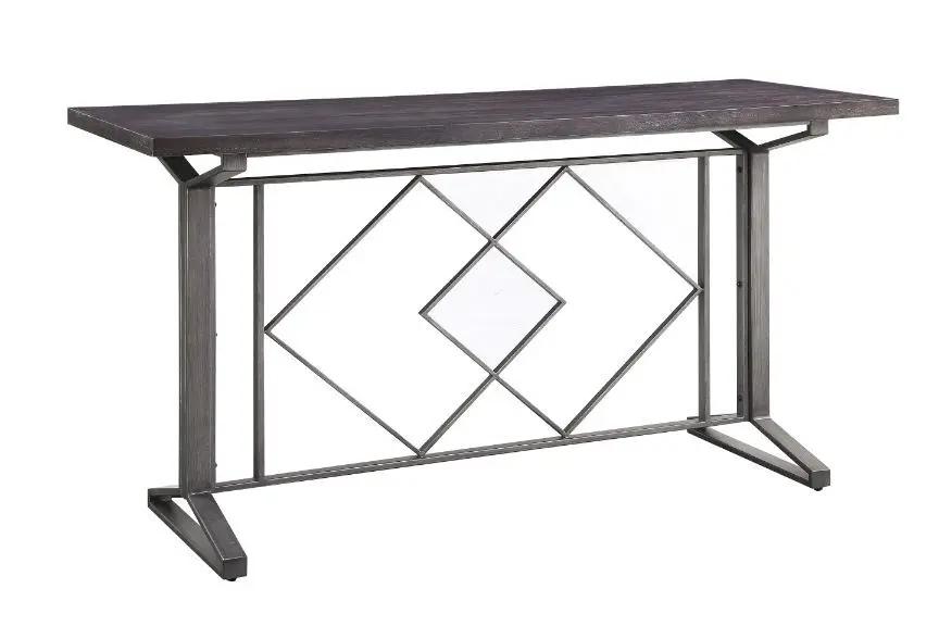Evangeline - Counter Height Table - Salvaged Brown & Black by Unique Piece Furniture