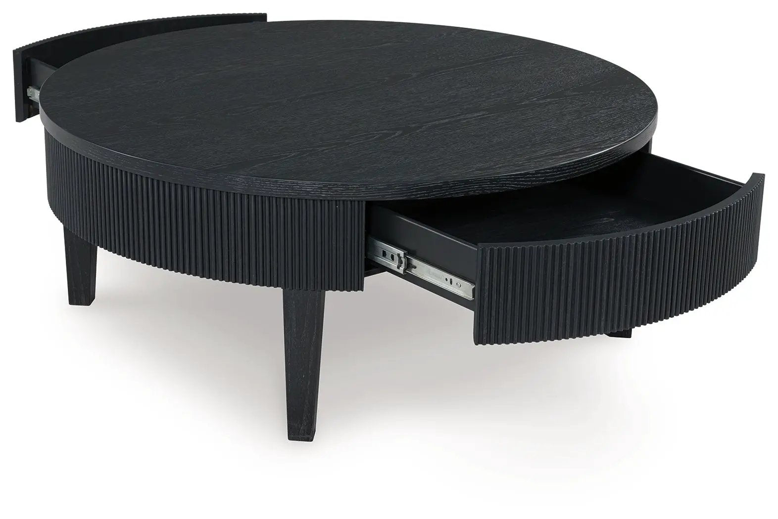 Marstream - Round Cocktail Table - Black by Unique Piece Furniture