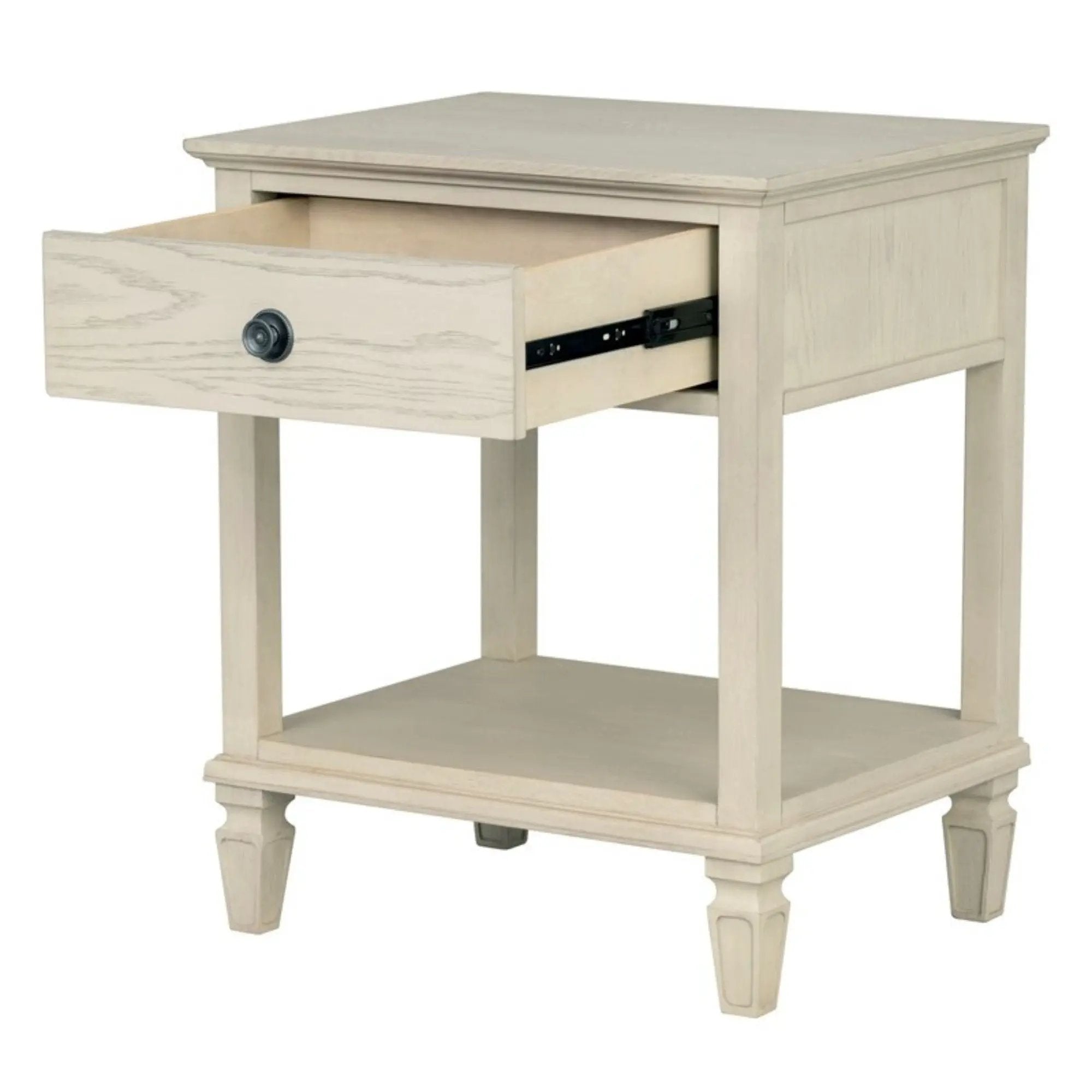 Victoria - Bedside Table With Drawer And Shelf by HouseOfZazla