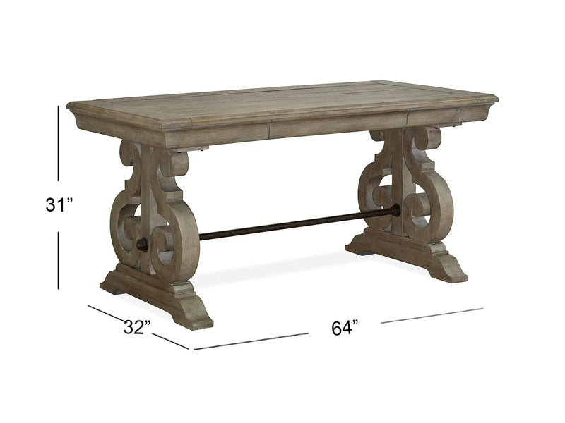 Tinley Park - Writing Desk - Dove Tail Gray by Unique Piece Furniture