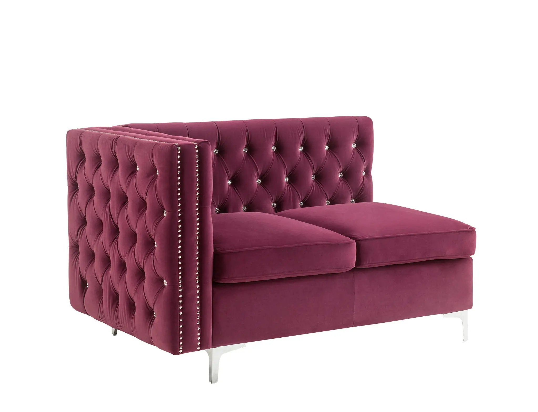 Jaszira - Modular - Armless Loveseat w/2 Pillows by Unique Piece Furniture