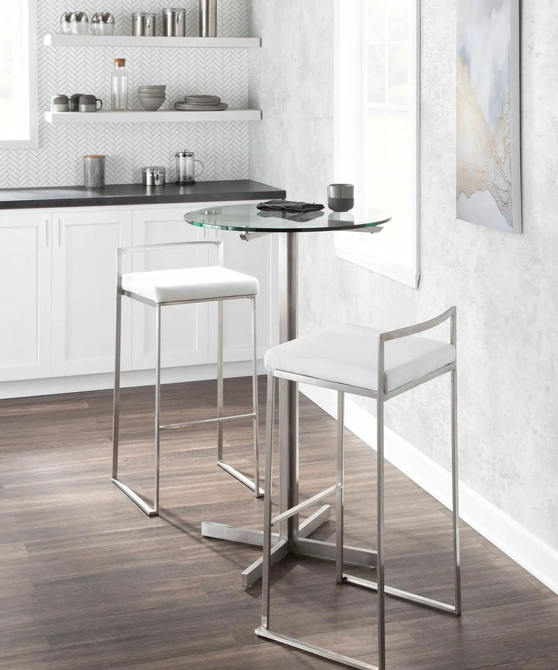 Fuji - Contemporary And Elegant Design Stackable Barstool by Unique Piece Furniture