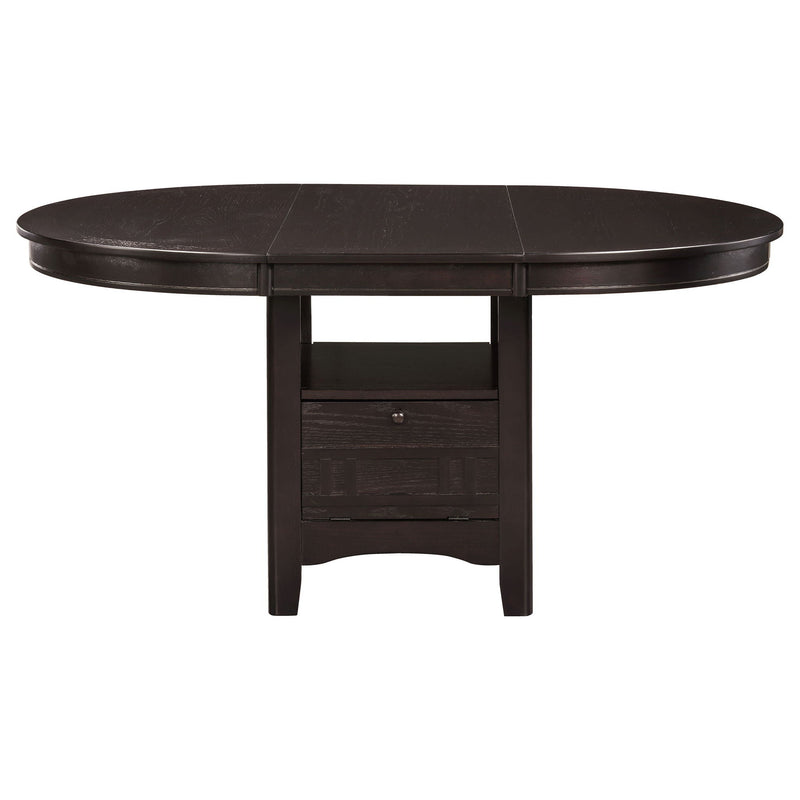 Illkirch - Oval Extension Leaf Dining Table With Expandable Surface - Espresso by HouseOfZazla
