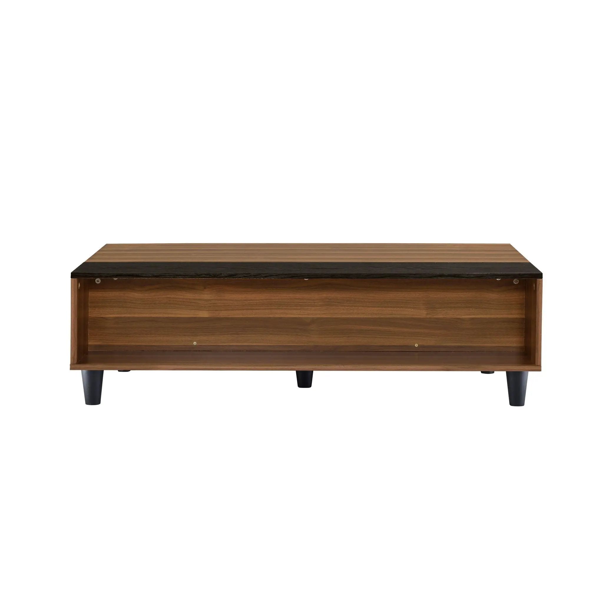 Avala - Coffee Table With Lift Top - Walnut / Black by Unique Piece Furniture