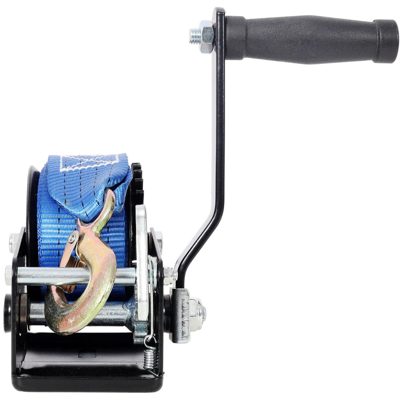 800LBS Hand Winch With 19.6FT Strap by HouseOfZazla