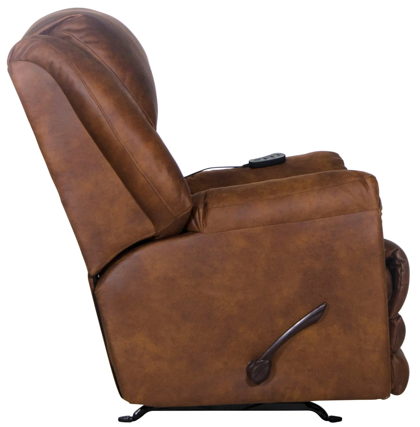 Hayden - Chaise Rocker Recliner With Heat / Massage & Oversize Xtra Comfort Footrest by Unique Piece Furniture
