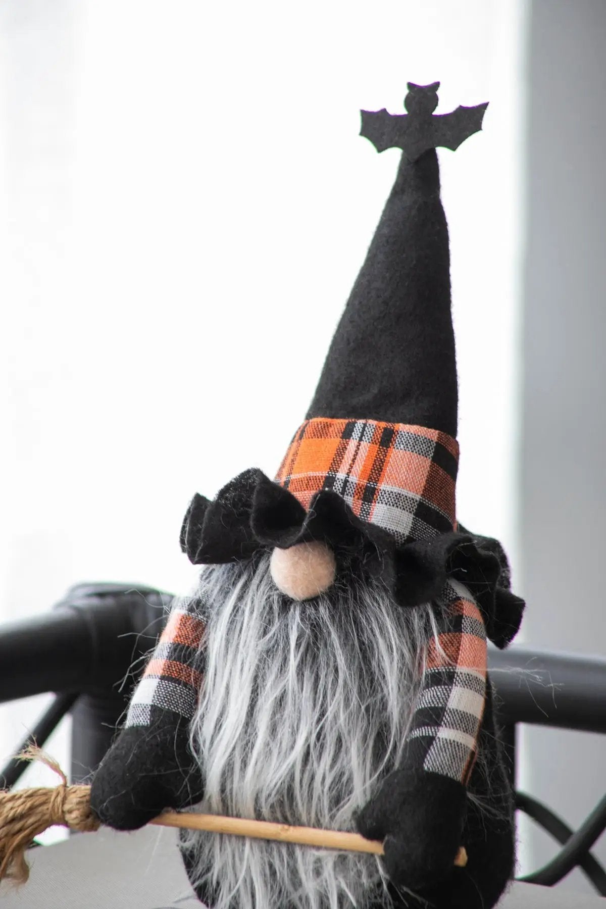 Set of 2, 10.6"H Halloween Gnome Decor by HouseOfZazla