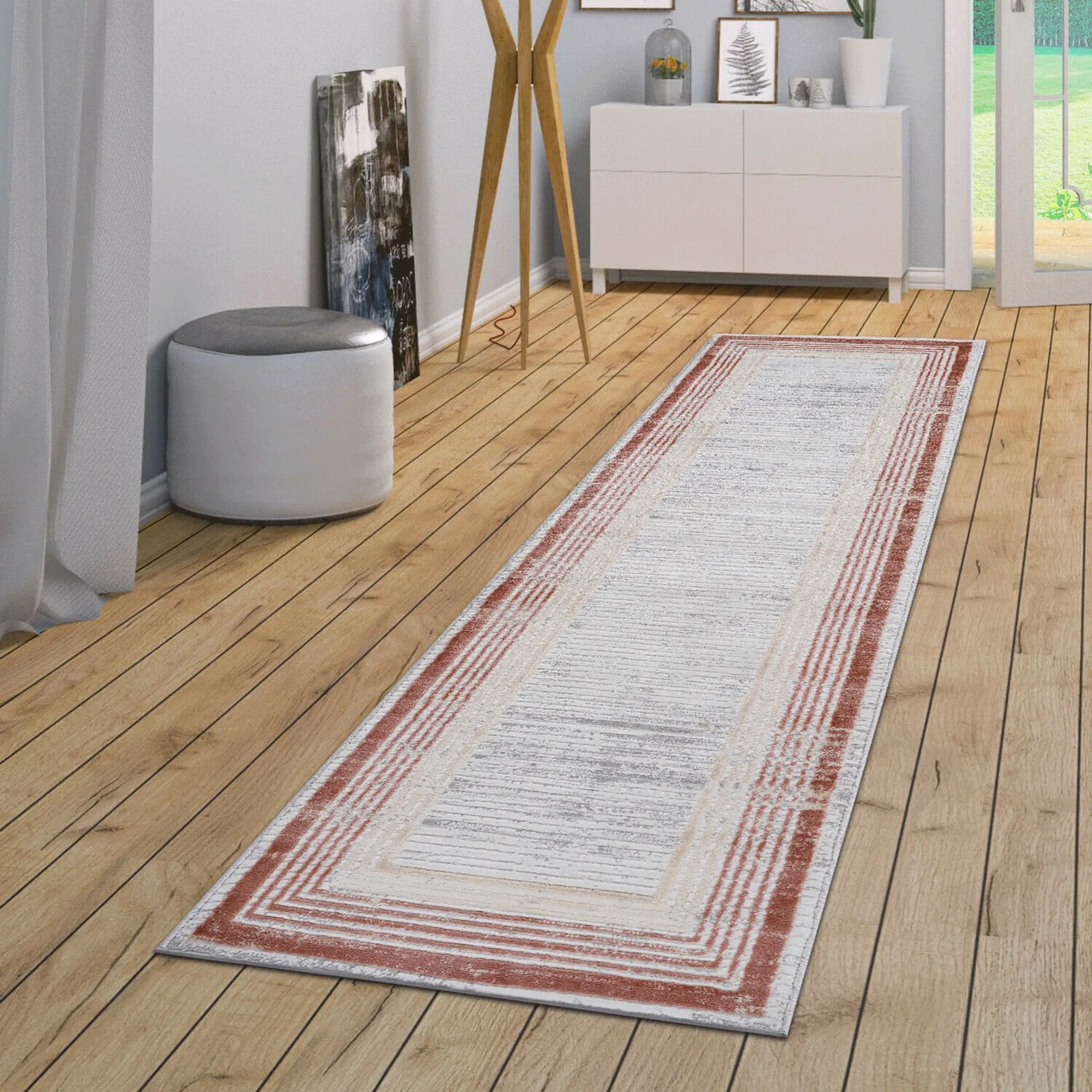 Marfi - Bordered Area Rug by Unique Piece Furniture