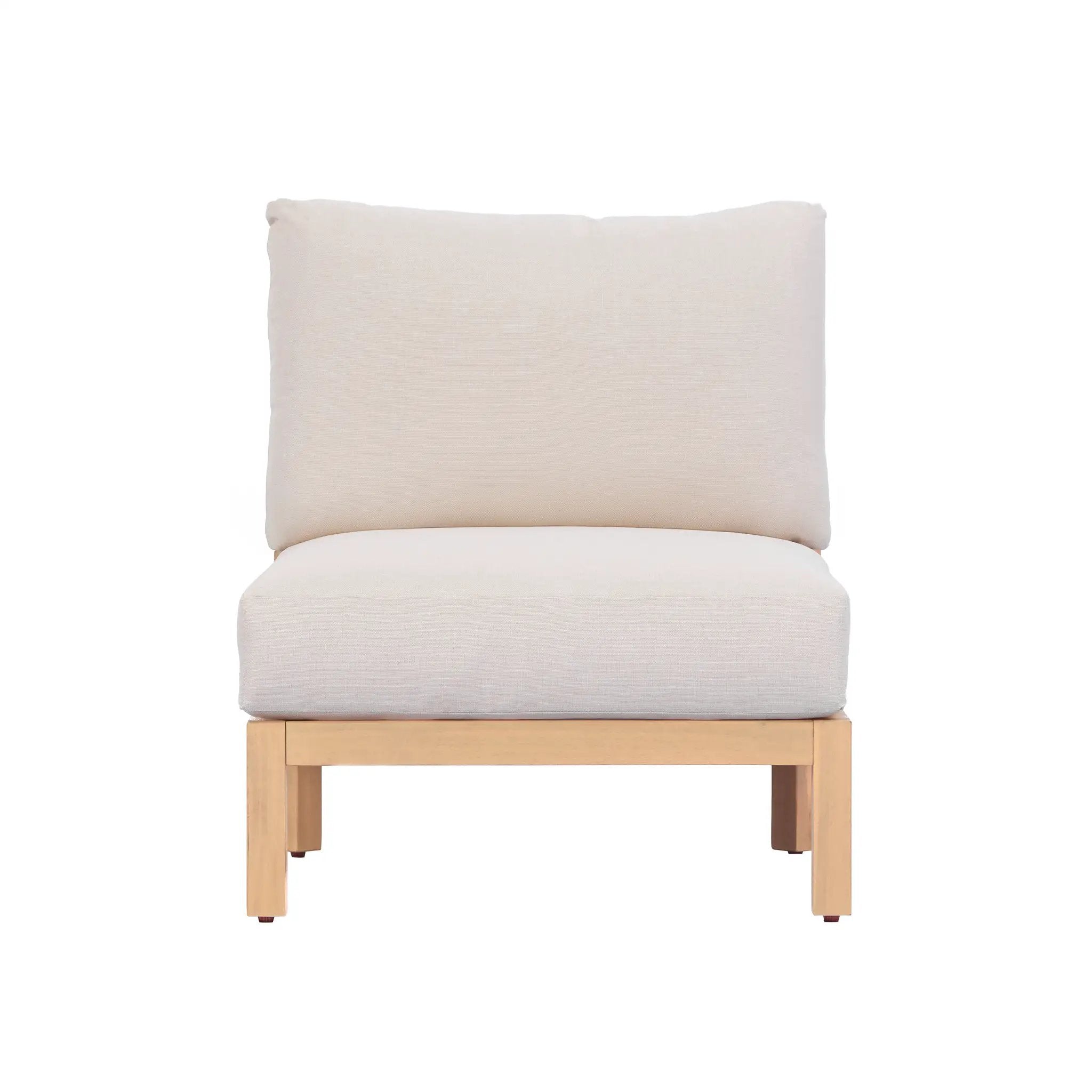 Acacia Wood Patio Furniture Club Chair Set of Two by HouseOfZazla