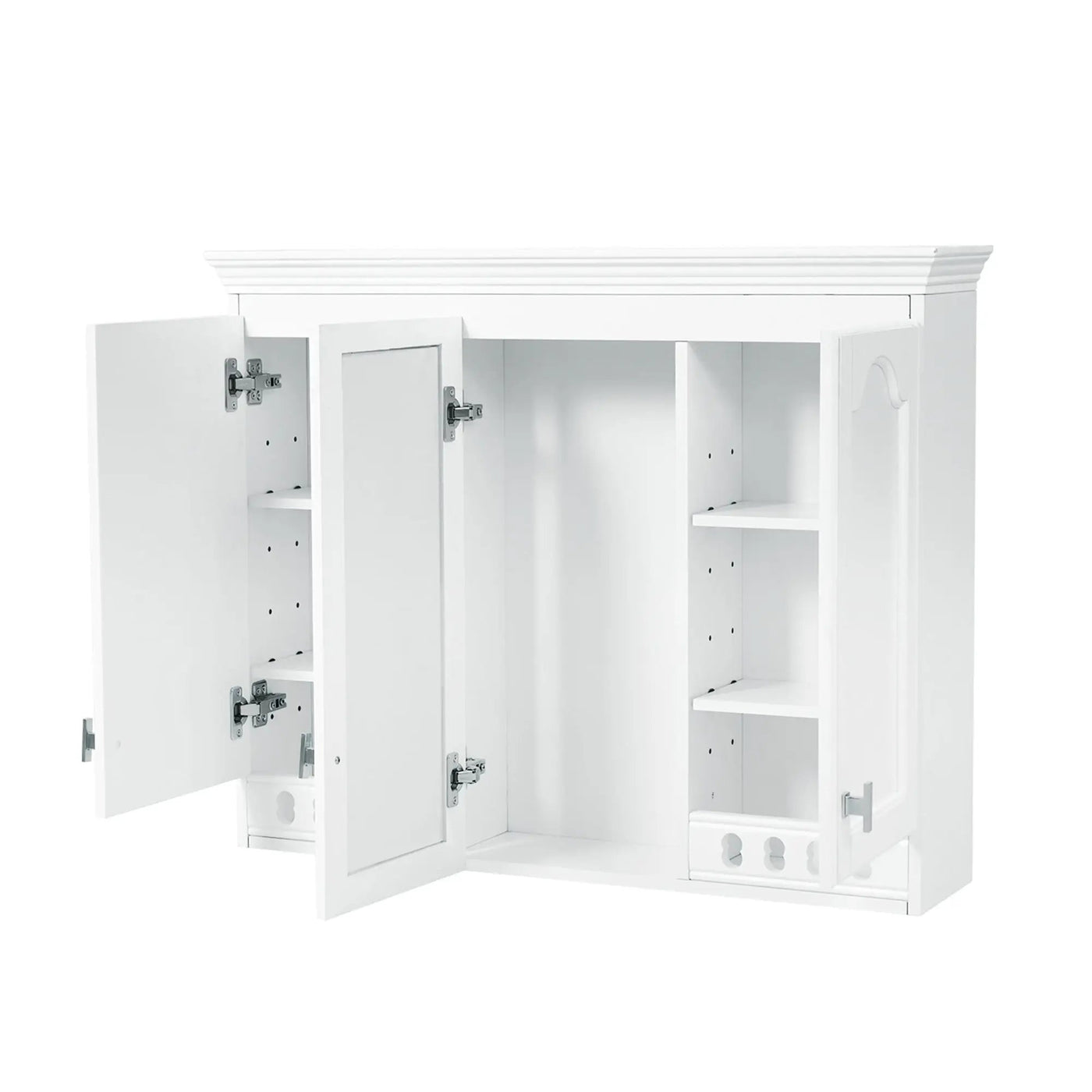 Wall Mount Mirror Cabinet With Adjustable Shelves, Soft Closing Hinges by Unique Piece Furniture