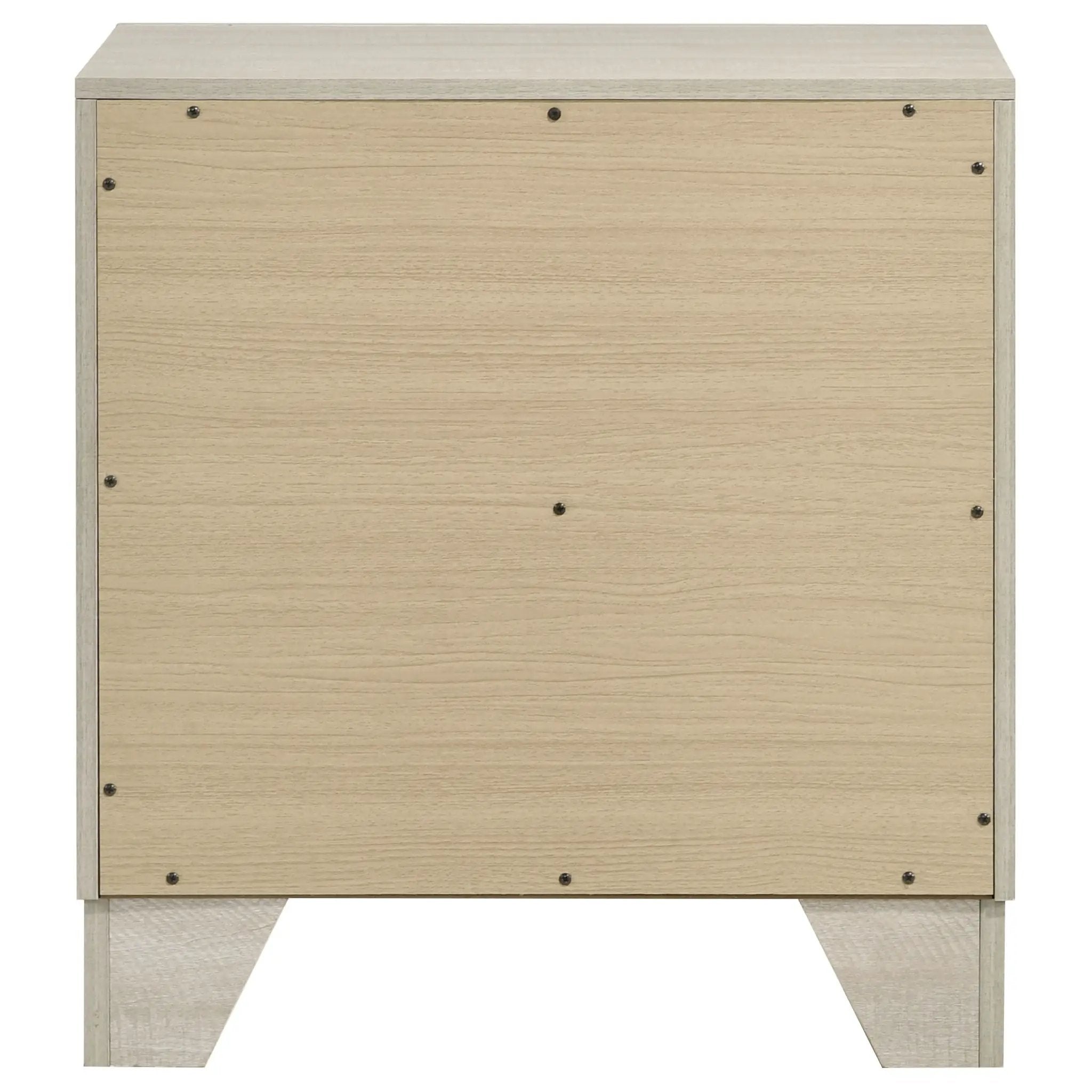 Trenton 2-drawer Nightstand Bedside Table Rustic Cream by Unique Piece Furniture