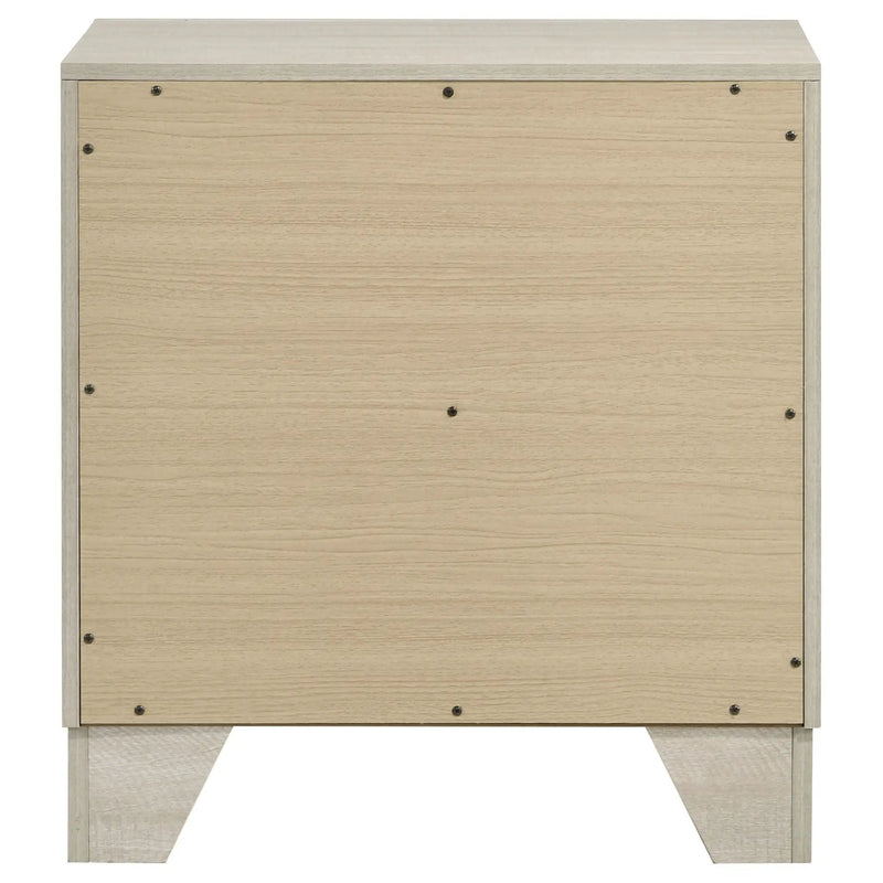 Trenton 2-drawer Nightstand Bedside Table Rustic Cream by Unique Piece Furniture