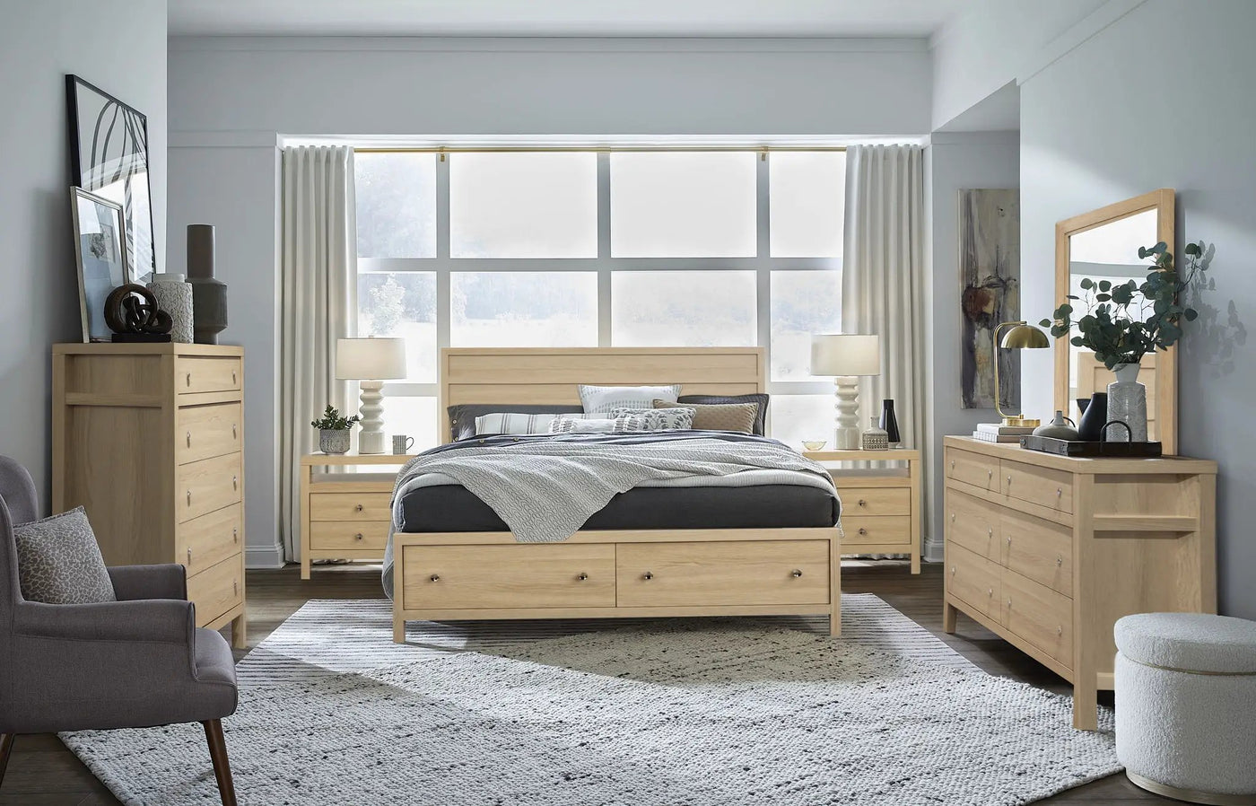 Merrifield - Panel Storage Bed by Unique Piece Furniture