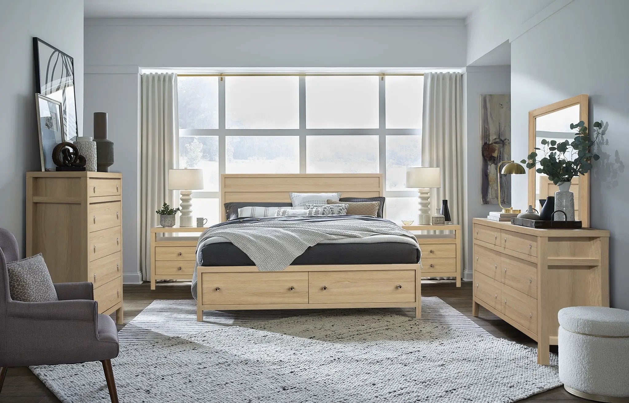 Merrifield - Panel Storage Bed by Unique Piece Furniture