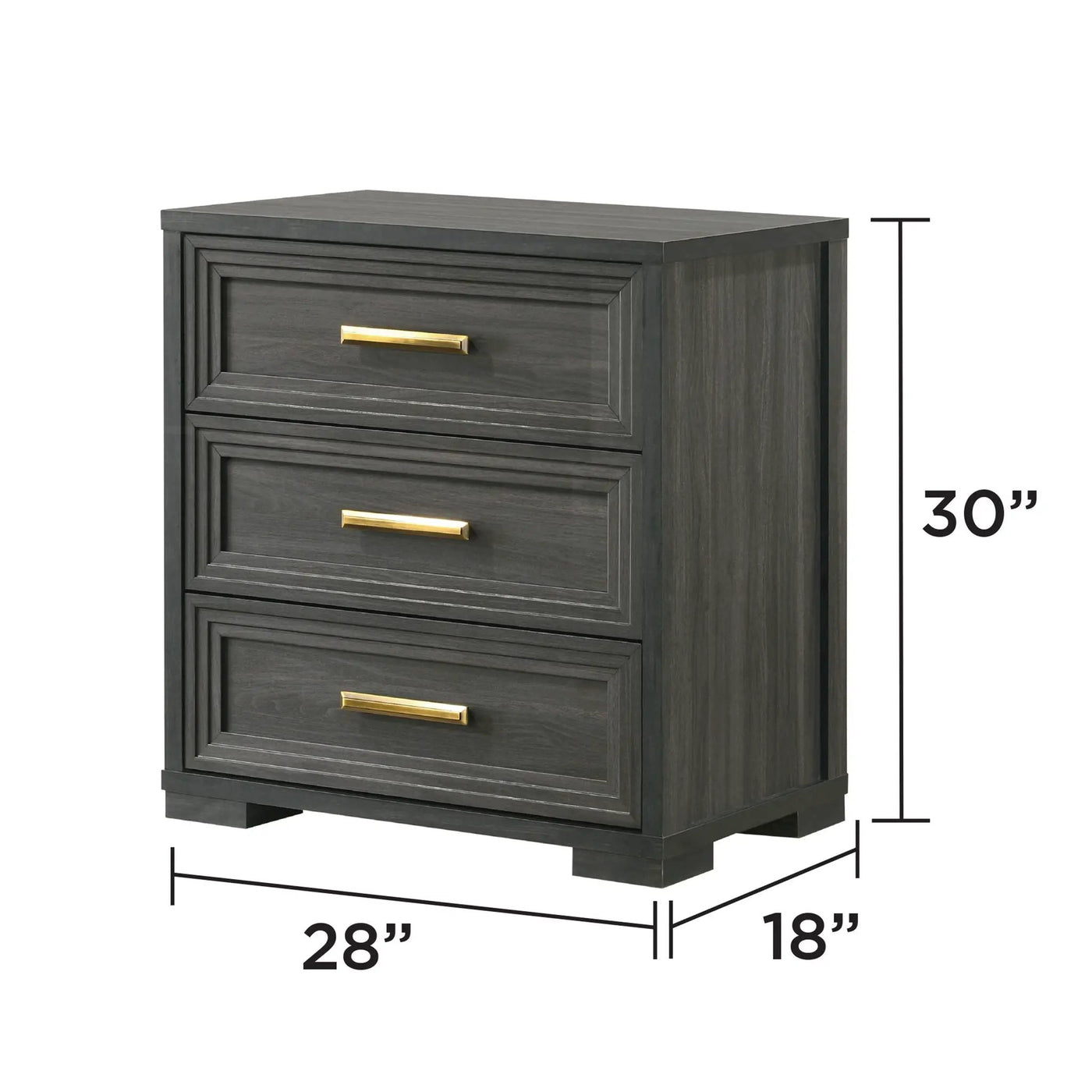 Colorado - Bedroom Set With Upholstered LED Headboard by HouseOfZazla