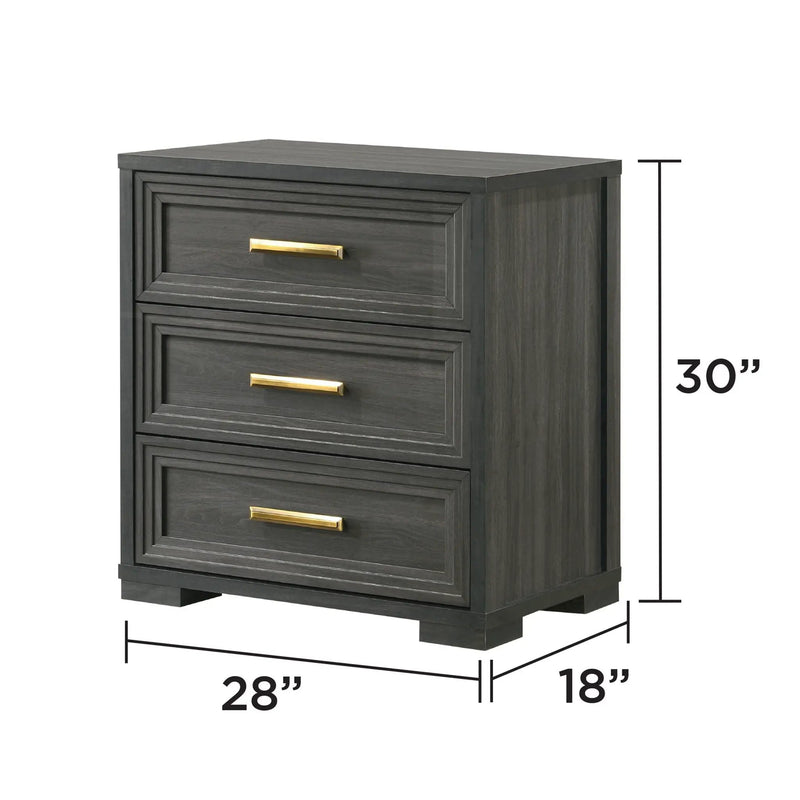 Colorado - Bedroom Set With Upholstered LED Headboard by HouseOfZazla