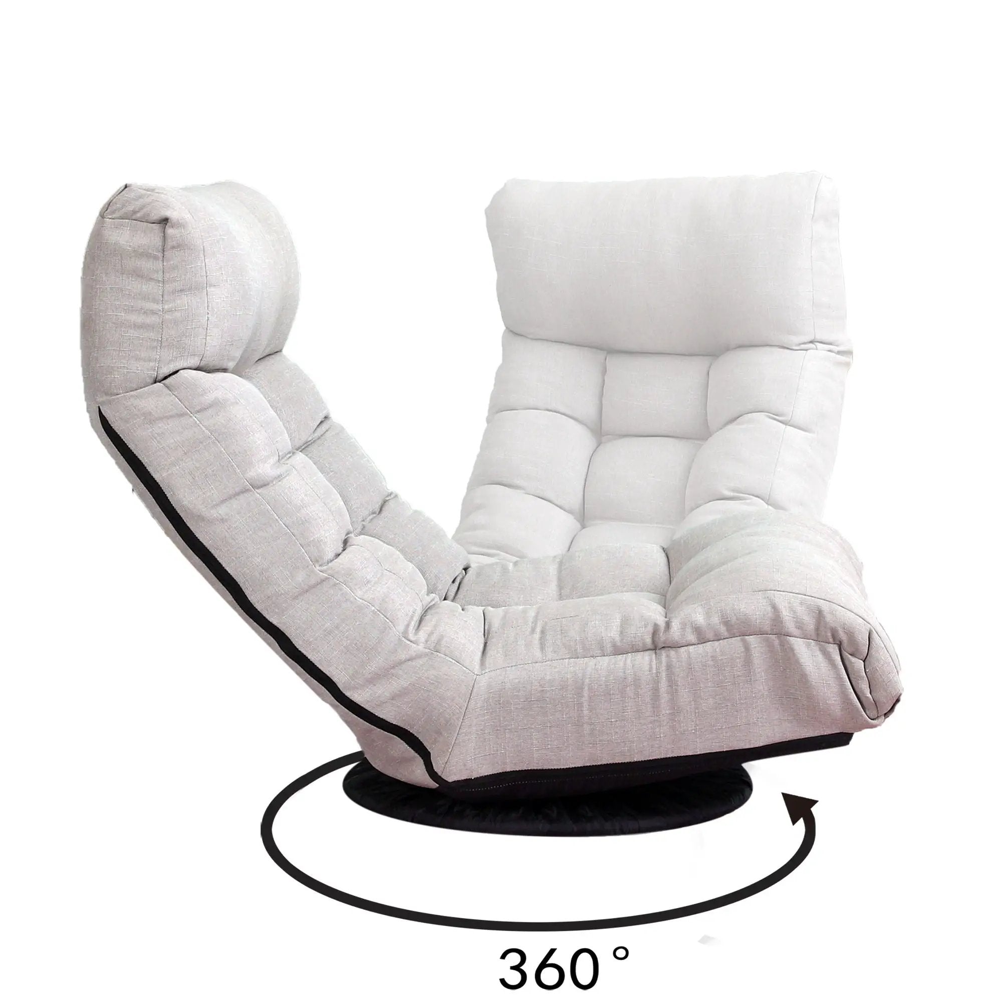 Adjustable Japanese Reclining Floor Chair Sofa With Metal Frame For Living Room by Unique Piece Furniture