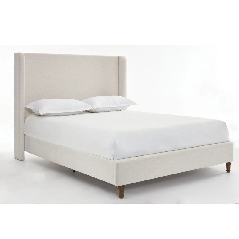 Hayden - Upholstered Wingback Bed With Tall Headboard by HouseOfZazla