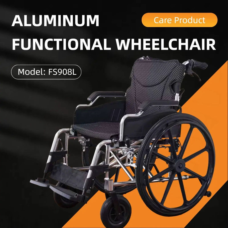 Heavy Duty Foldable Manual Wheelchair with Double X Force Support by HouseOfZazla