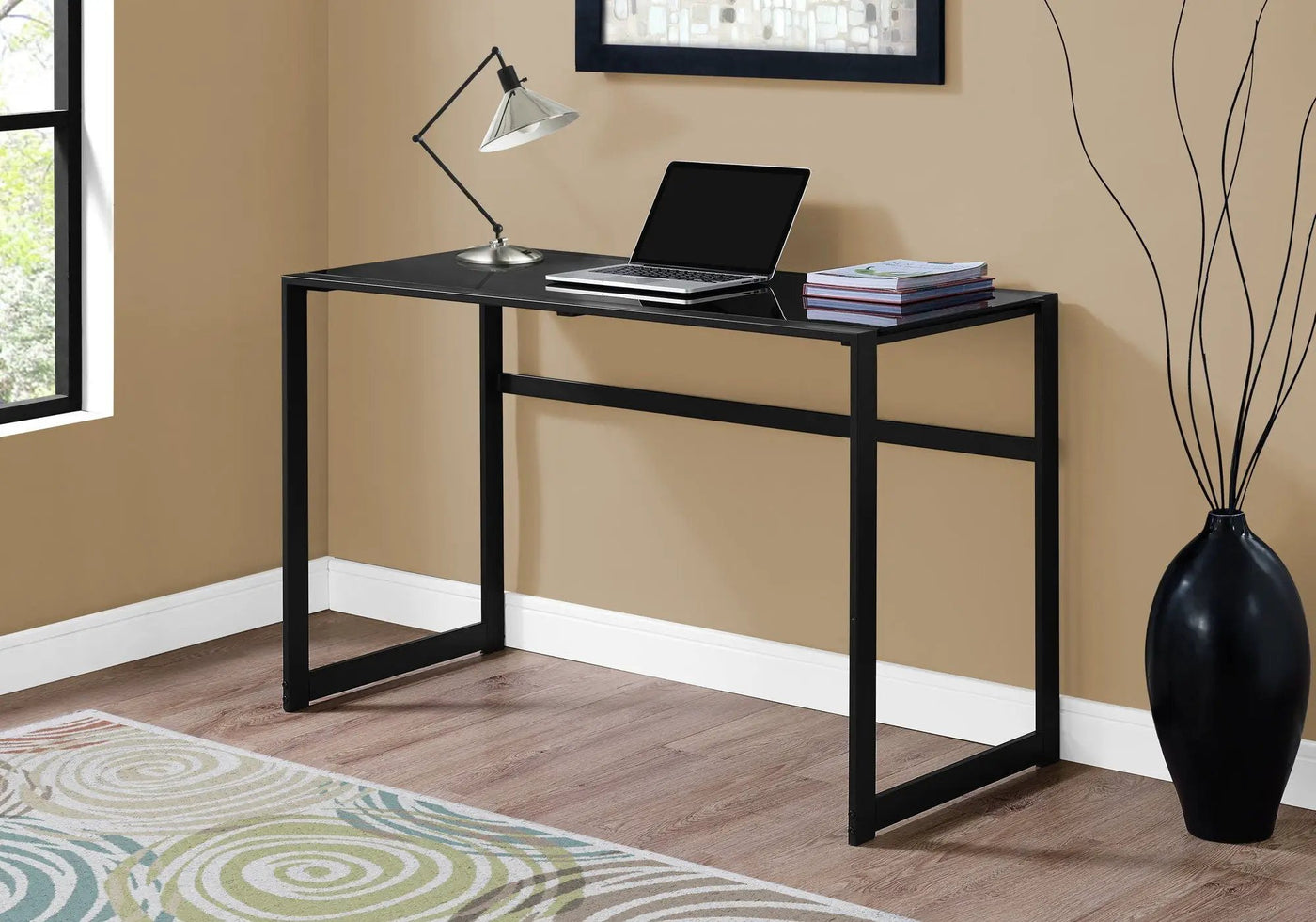 Computer Desk For Home Office, Laptop, Contemporary & Modern by HouseOfZazla