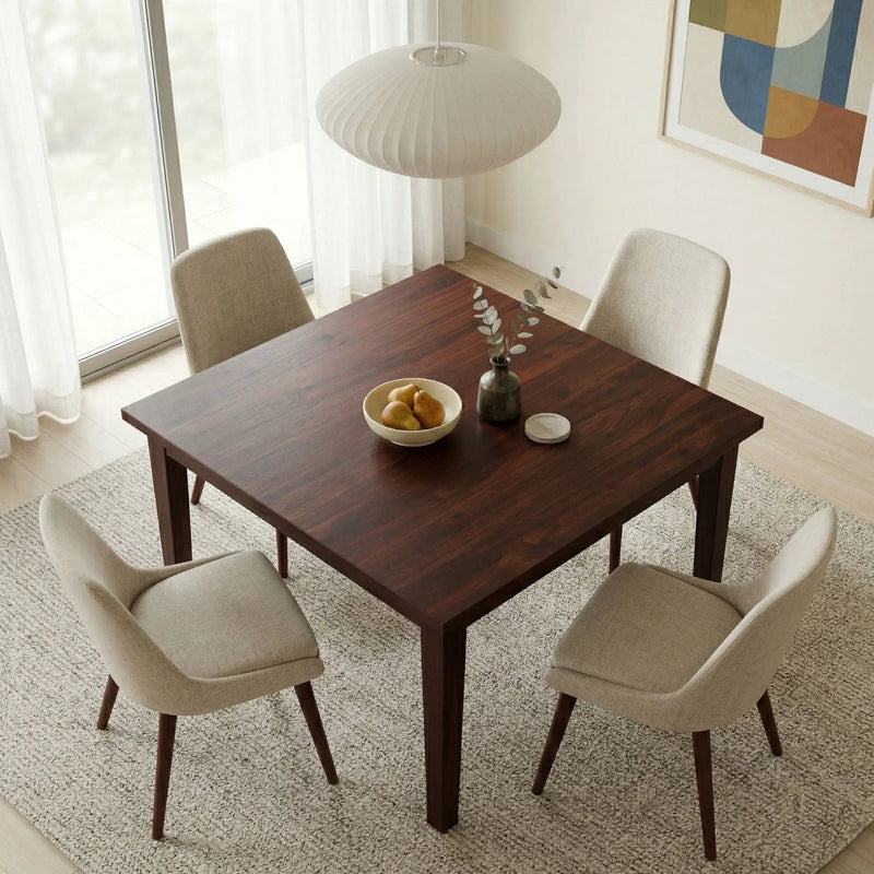 Eastwood - Square Dining Table - Java Brown by HouseOfZazla
