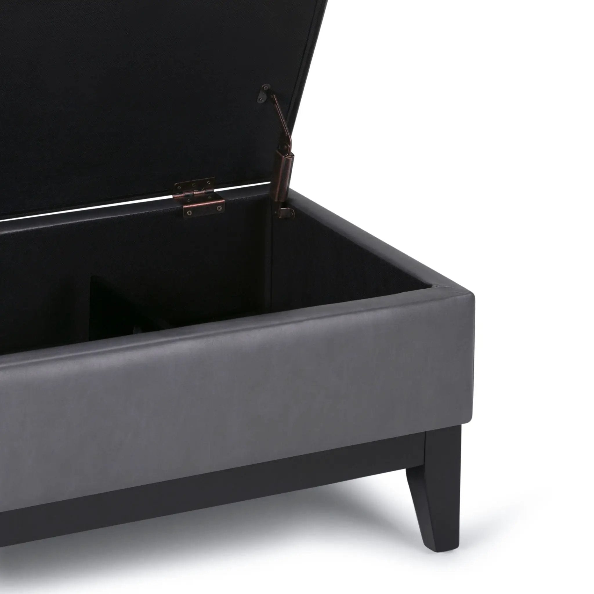 Oregon - Contemporary Storage Ottoman Bench With Tray by Unique Piece Furniture