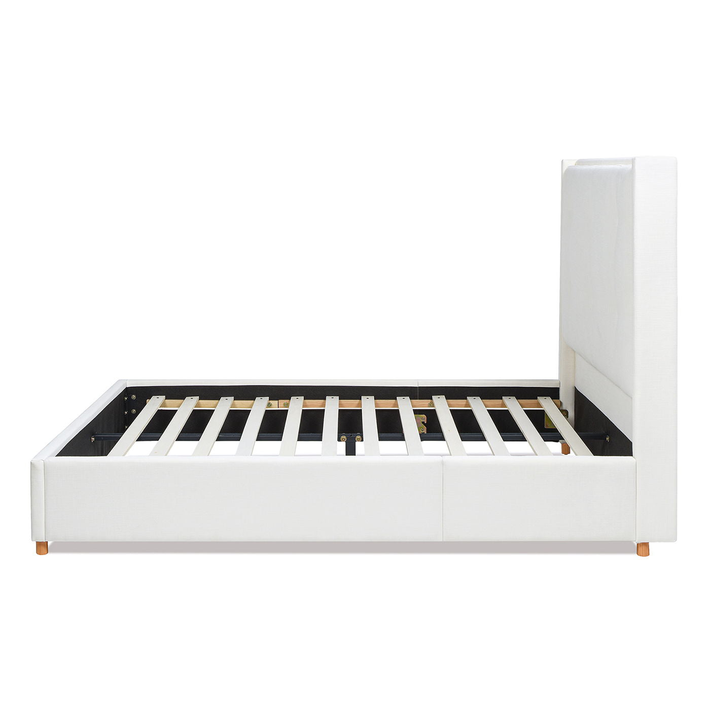 Miramar - Cushion Back Headboard Platform Bed Frame by HouseOfZazla