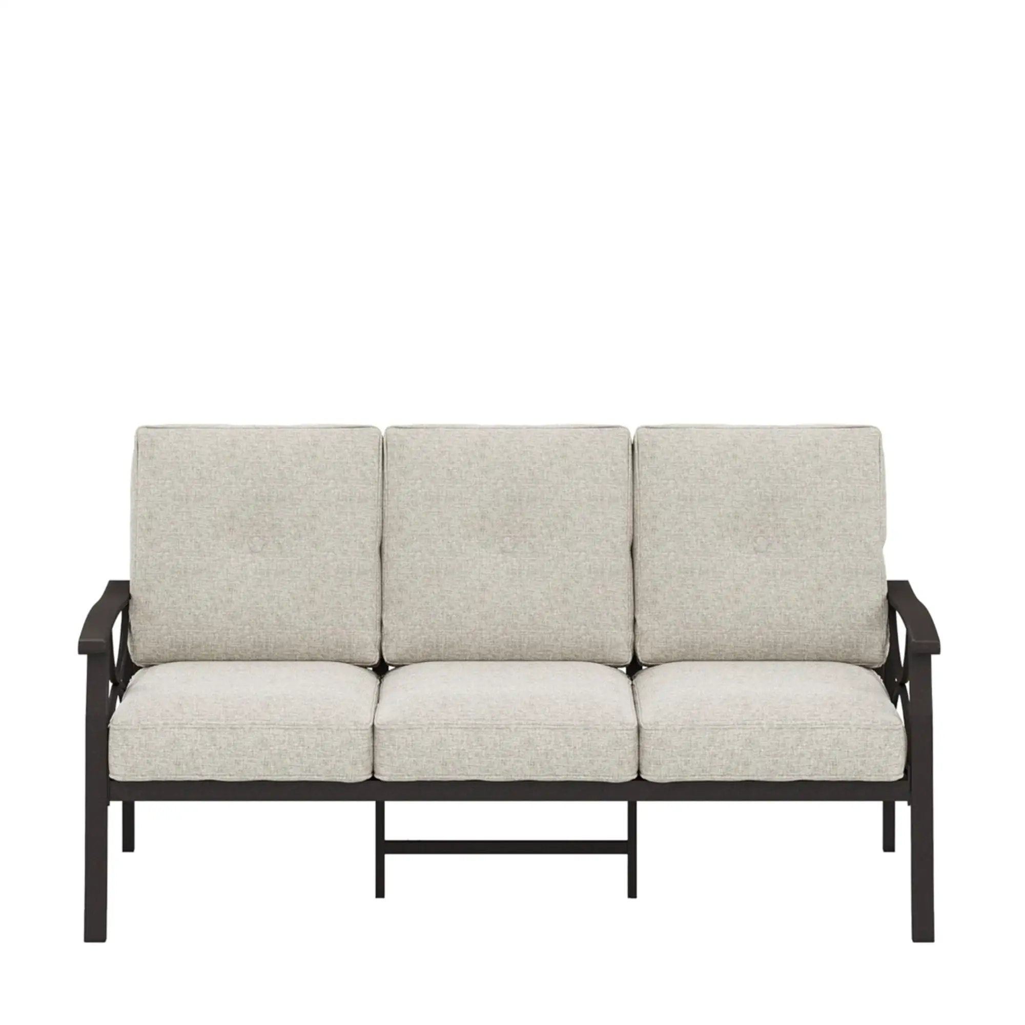 All-Weather 3 Seat Patio Sofa With Cushions by HouseOfZazla