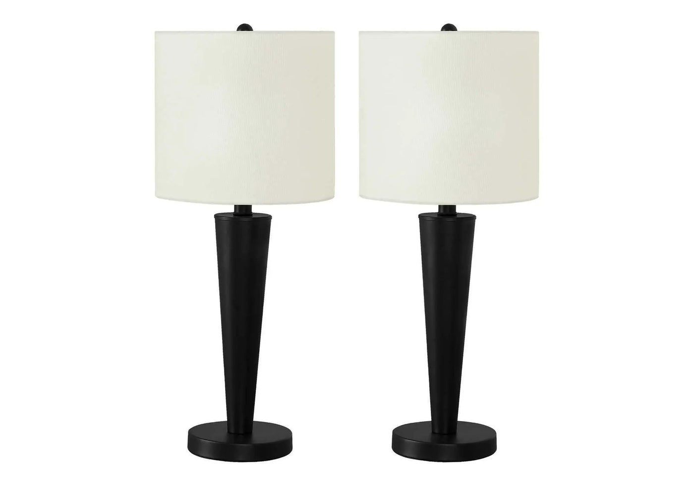 Contemporary Table Lamp Set of 2 with USB Port by HouseOfZazla