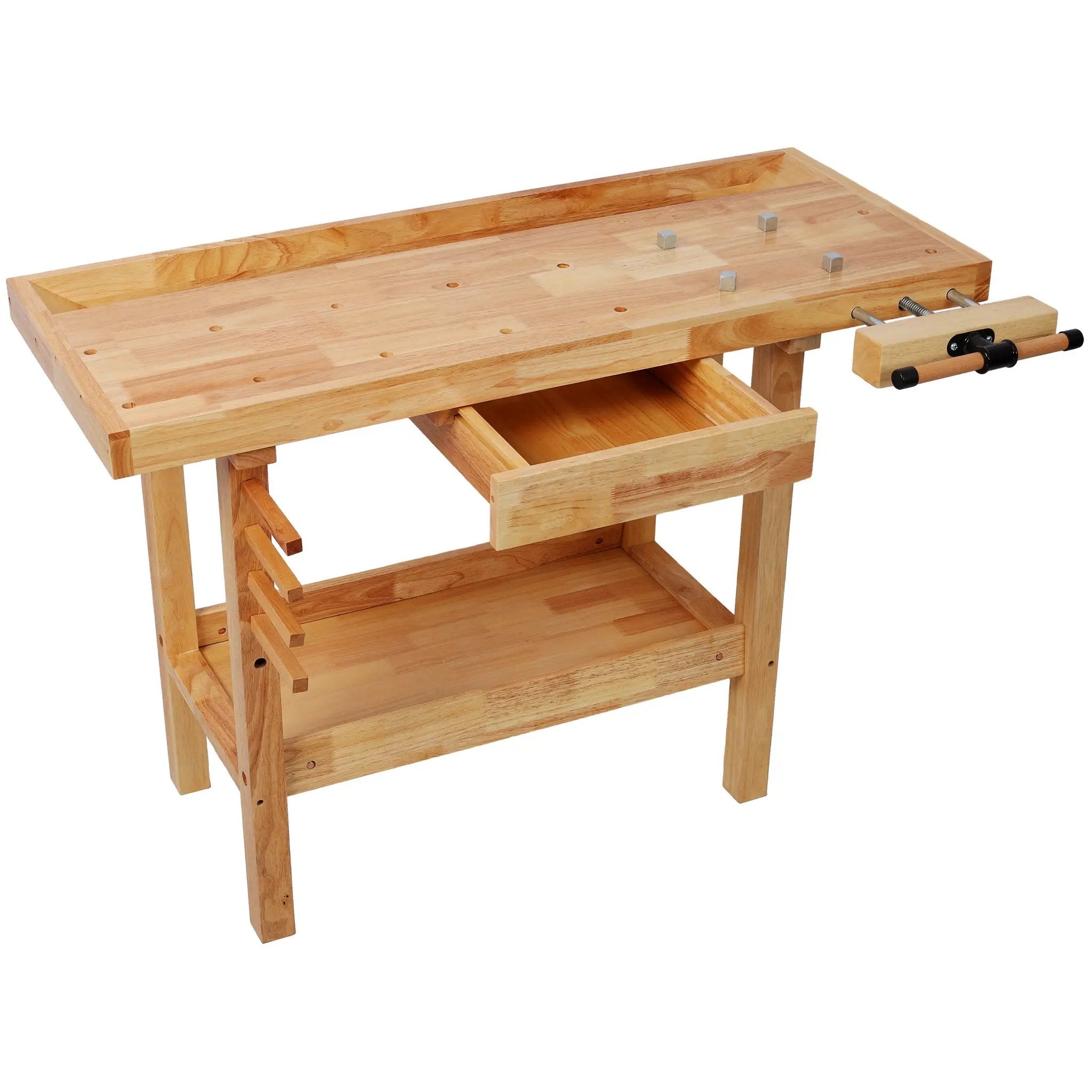 48" Heavy Duty Wood Workbench with Storage by HouseOfZazla
