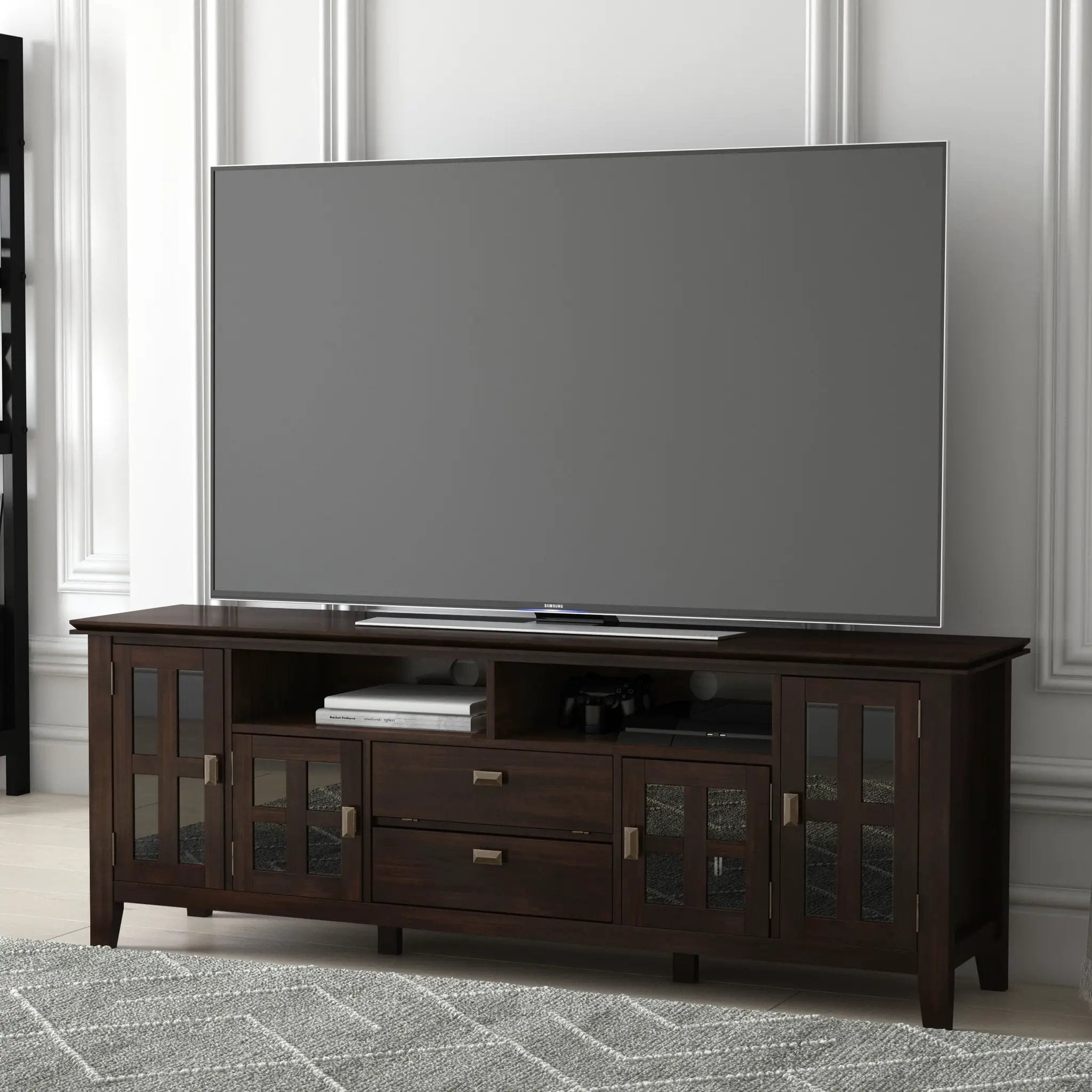 Artisan - TV Media Stand - Tobacco Brown by Unique Piece Furniture