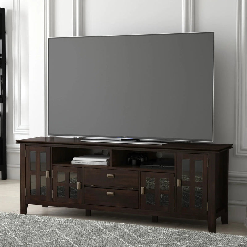 Artisan - TV Media Stand - Tobacco Brown by HouseOfZazla