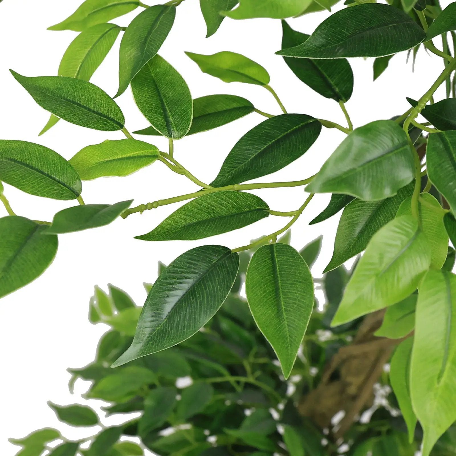 Artificial Ficus Tree With Pot For Home Decor Indoor Plant - Green by HouseOfZazla
