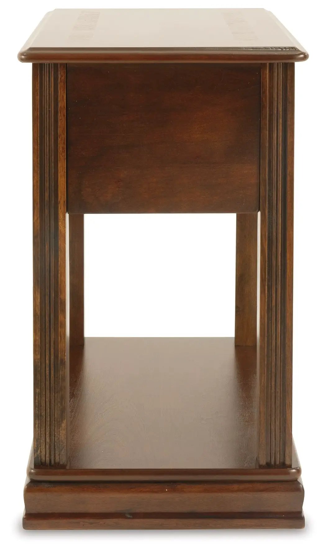 Breegin - Chair Side End Table - Removable Tray - Brown by Unique Piece Furniture