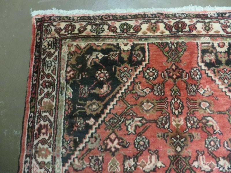 Persian Runner Rug 3.8 x 10, Red, Vintage by Jewel Rugs