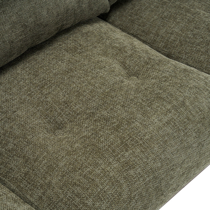 Upholstered Sofa Modern 3 Seater Sofa Couch With Tufted Design For Living Room by HouseOfZazla