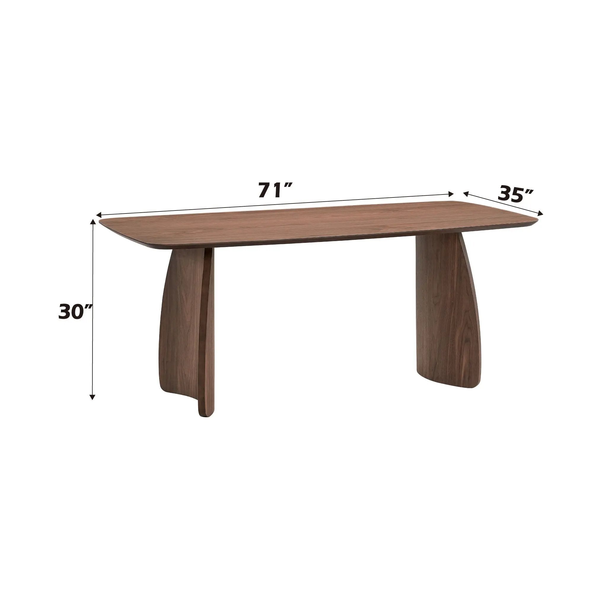 Hadasa - Dining Table - Walnut by Unique Piece Furniture