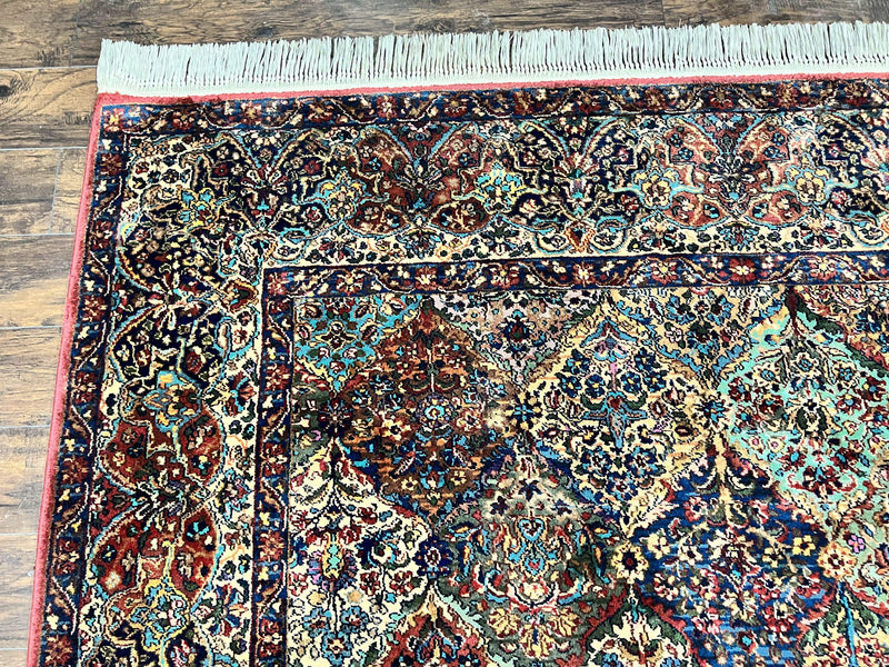 Karastan Multicolor Panel Kirman Rug #717, Wool Karastan Rug 12 x 16, Extra Large Karastan Area Rug, Original Karastan Collection 700 Series by Jewel Rugs