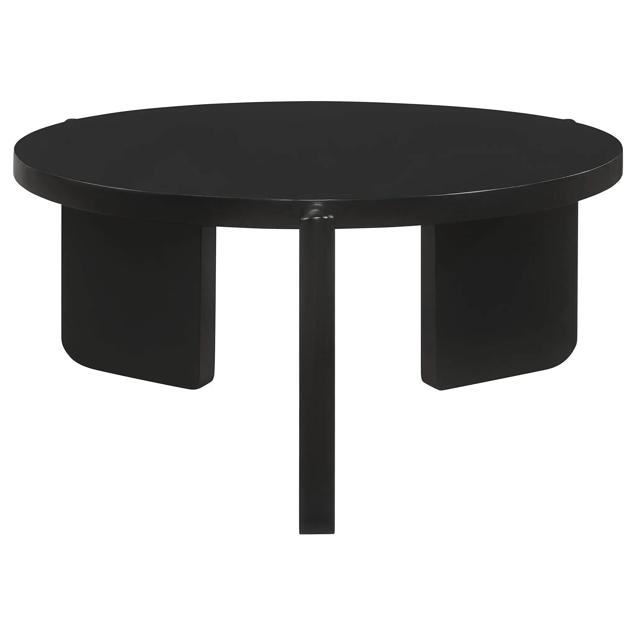 Cordova 2-piece Solid Wood Coffee and End Table Set Black by Unique Piece Furniture