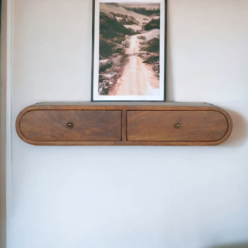 London - Floating Console - Chestnut by Unique Piece Furniture