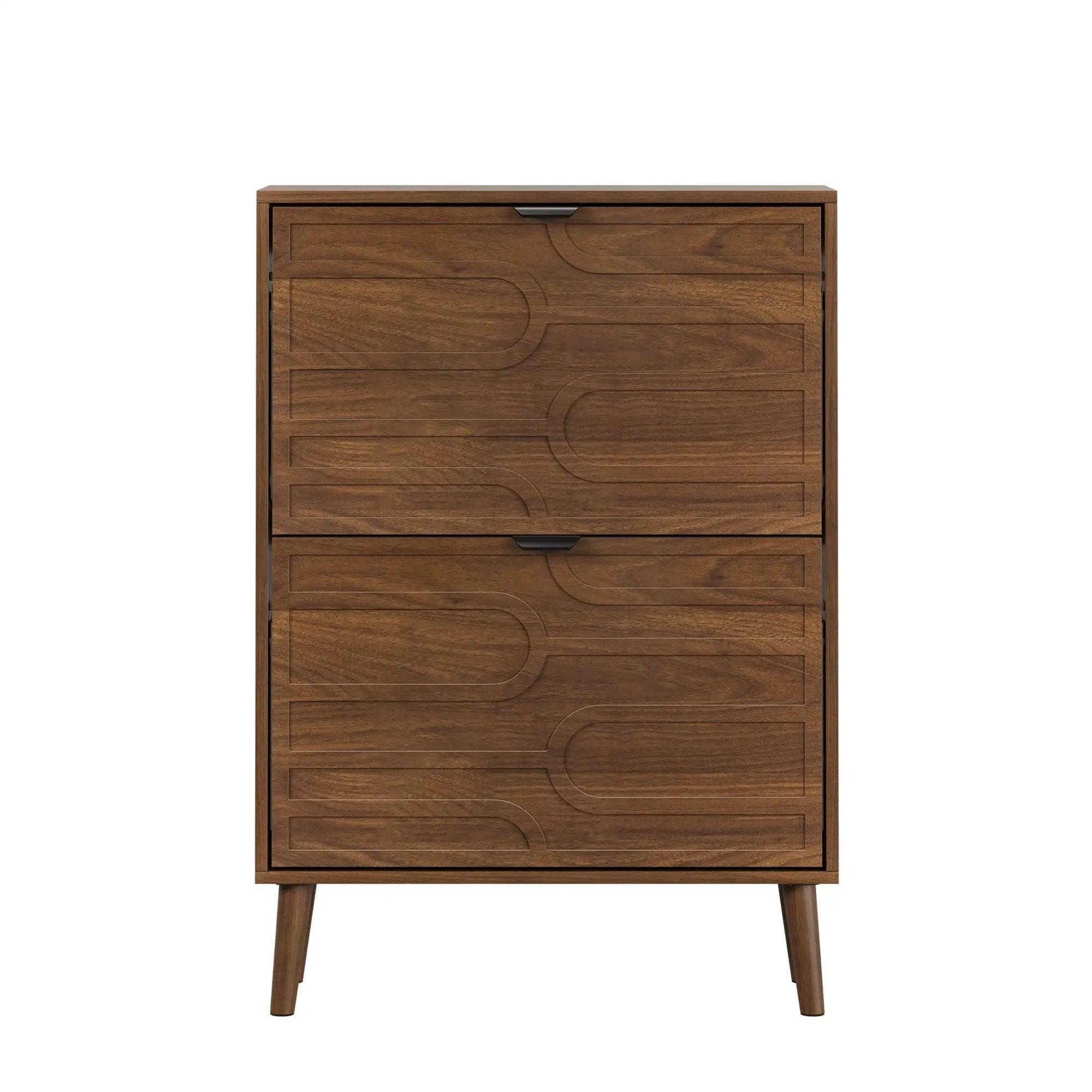 Medieval - Independent Shoe Cabinet With 2 Flip Drawers by HouseOfZazla