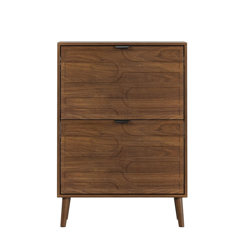 Medieval - Independent Shoe Cabinet With 2 Flip Drawers by HouseOfZazla