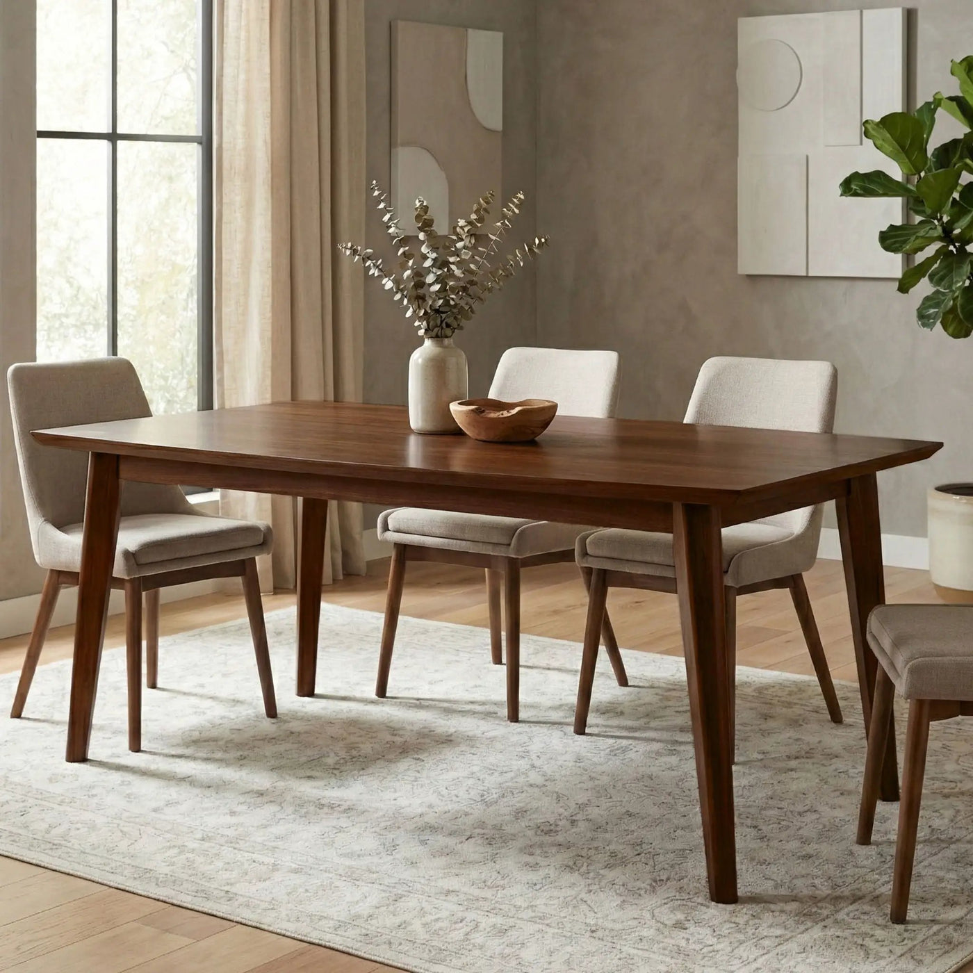 Draper - Dining Table, Rectangular Top by HouseOfZazla