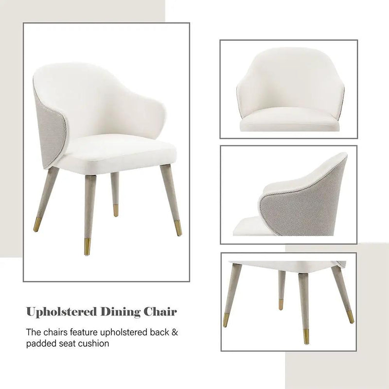 Charity - Side Chair (Set of 2) - Gray Oak by Unique Piece Furniture